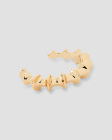 Small Murphy Cuff bracelet - front view | real gold bracelet for women