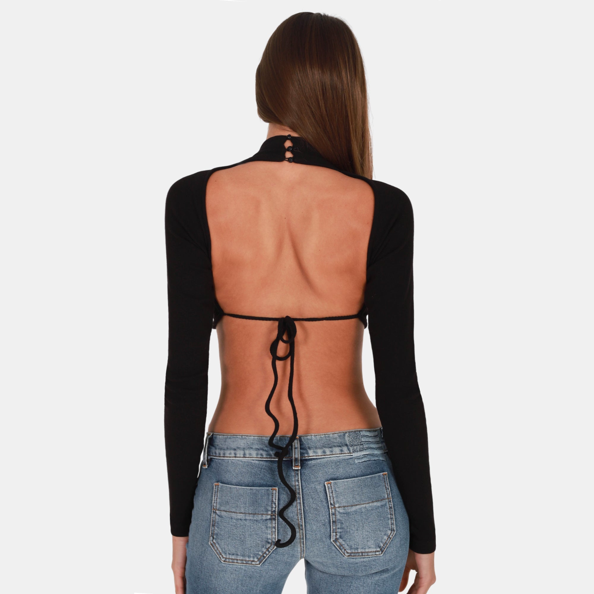 OW Collection Muse Top | Black Caviar