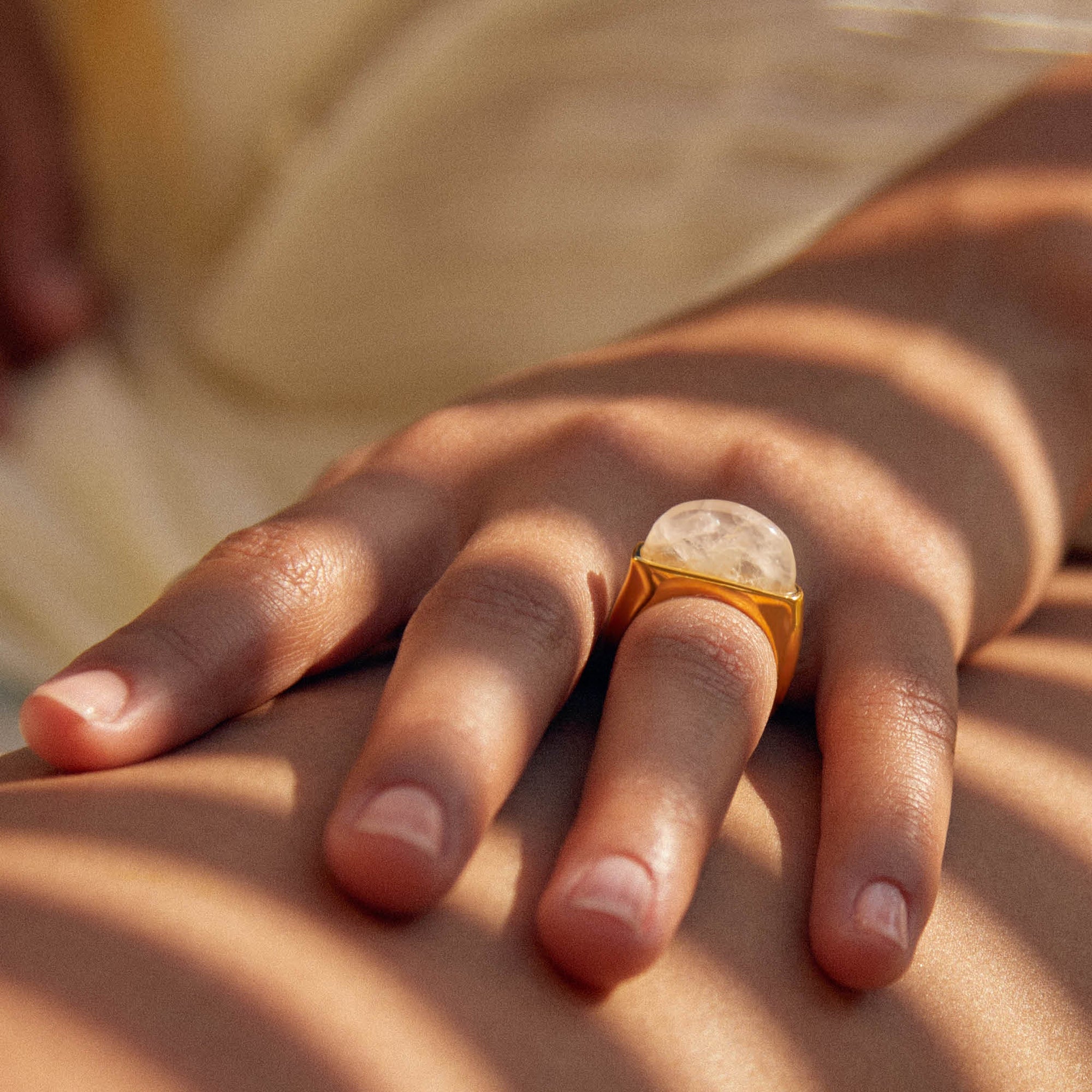 Marrakech Ring | 18K Gold Plated | Moonstone
