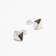 Chip Earrings | Silver | Smoky Quartz