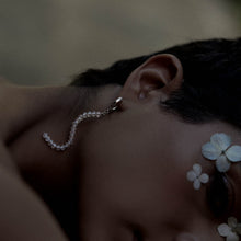 Helix Earring | Silver | Topaz