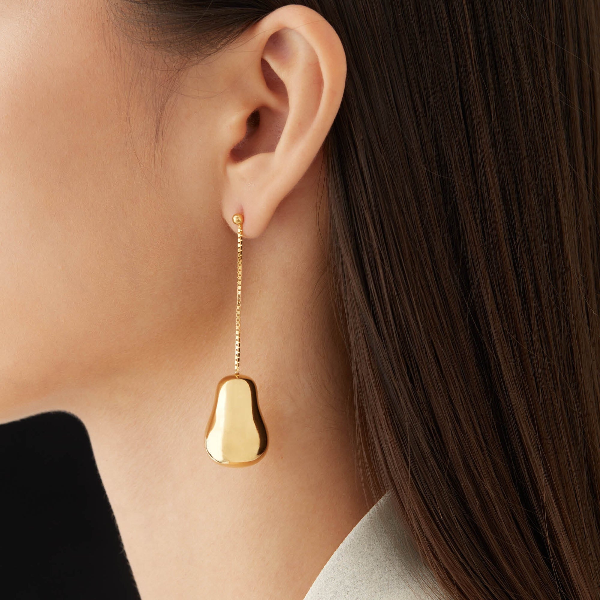 Pear Earrings | 18K Gold Plated