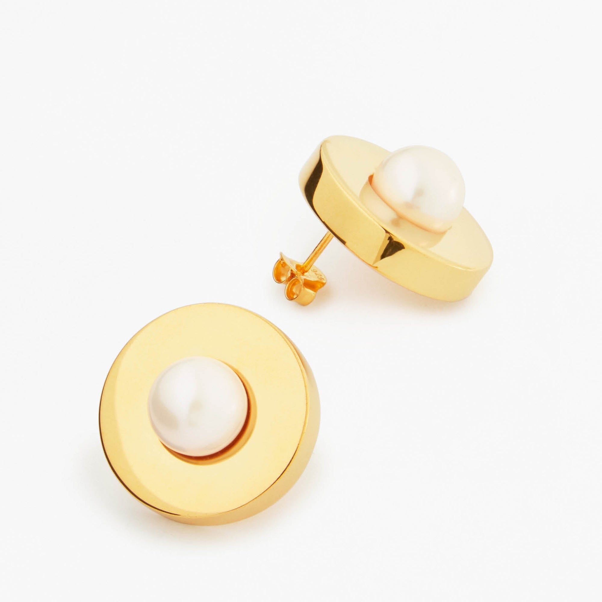 Constantine Earrings | 18K Gold Vermeil | Freshwater Pearls