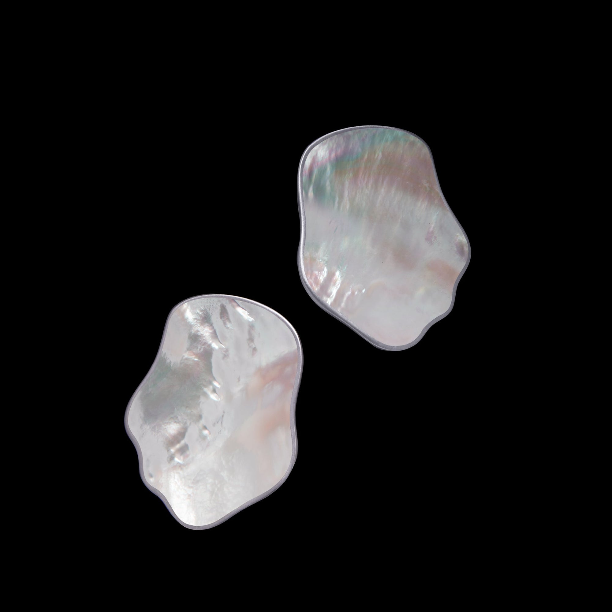 Wynona Earrings | Silver | Mother of Pearl