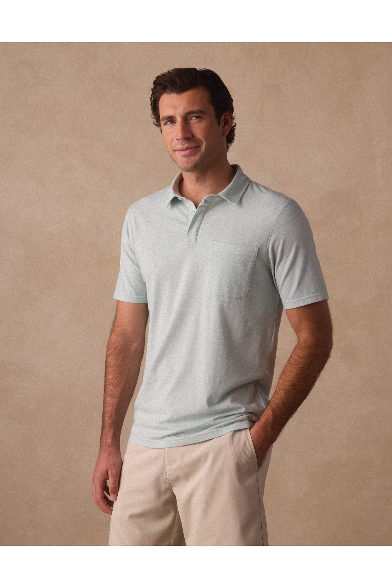 Men | Active Puremeso Everyday Polo | Mint