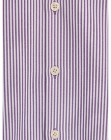 Men | AeroZero Dress Shirt | Burgundy Stripe