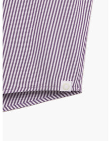 Men | AeroZero Dress Shirt | Burgundy Stripe