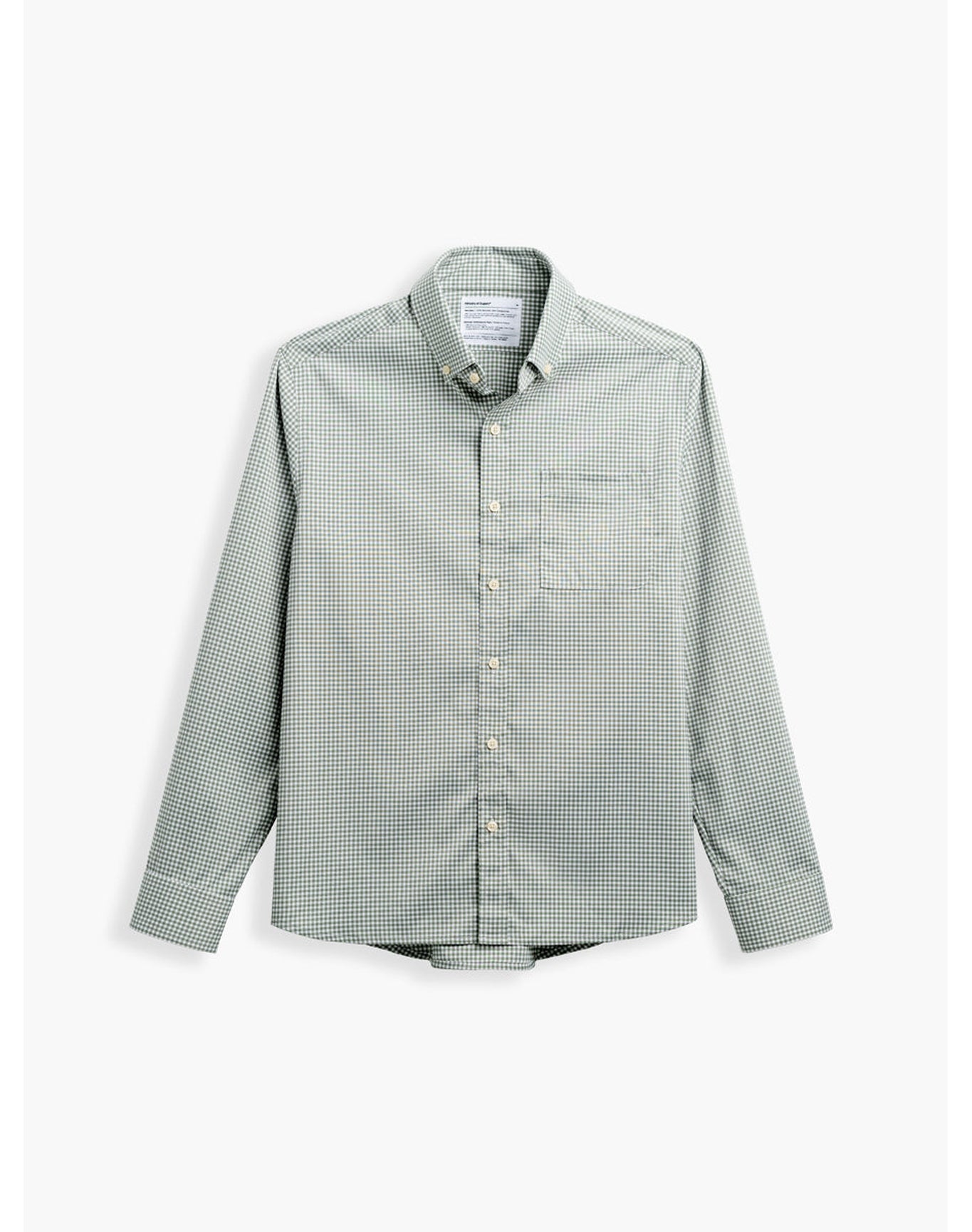 Men | AeroZero Sport Shirt | Olive Gingham