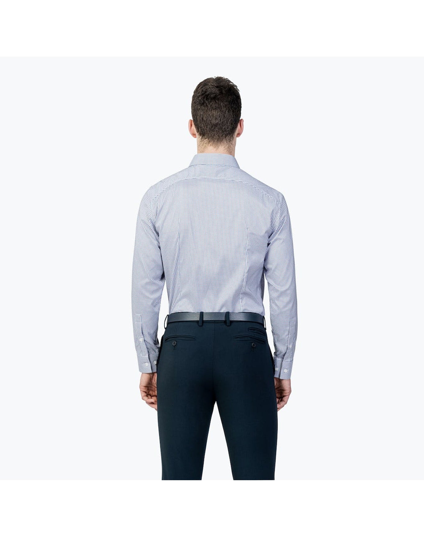 Men | Aero Dress Shirt | Purple Tattersall