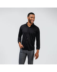 Men | Apollo Raglan Sport Shirt | Black