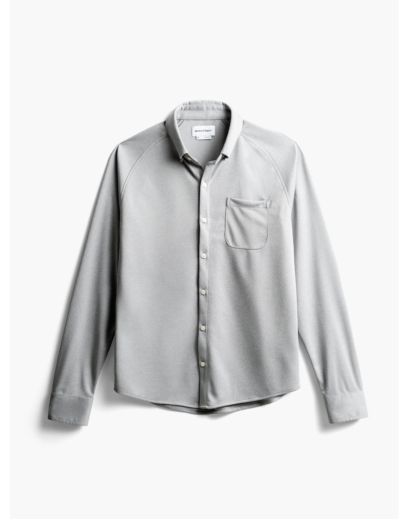 Men | Apollo Raglan Sport Shirt | Grey White Heather (V2)