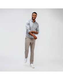 Men | Apollo Raglan Sport Shirt | Grey White Heather (V2)