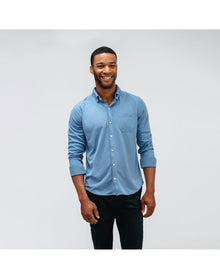 Men | Apollo Raglan Sport Shirt | Steel Blue (V2)