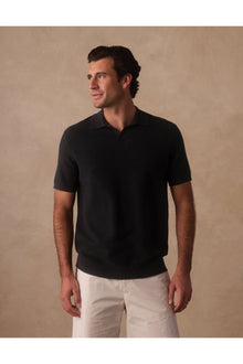 Men | BreezeKnit Polo | Black