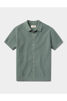 Men | Breezeknit Button Up | Juniper