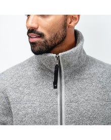 Men | Composite Merino EcoFleece Jacket | Grey Heather
