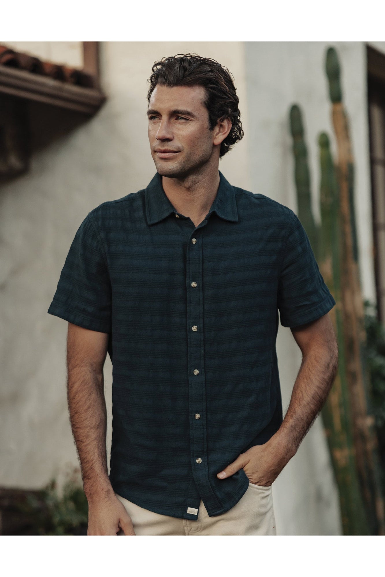 Men | Freshwater Everyday Shirt | Dark Oasis