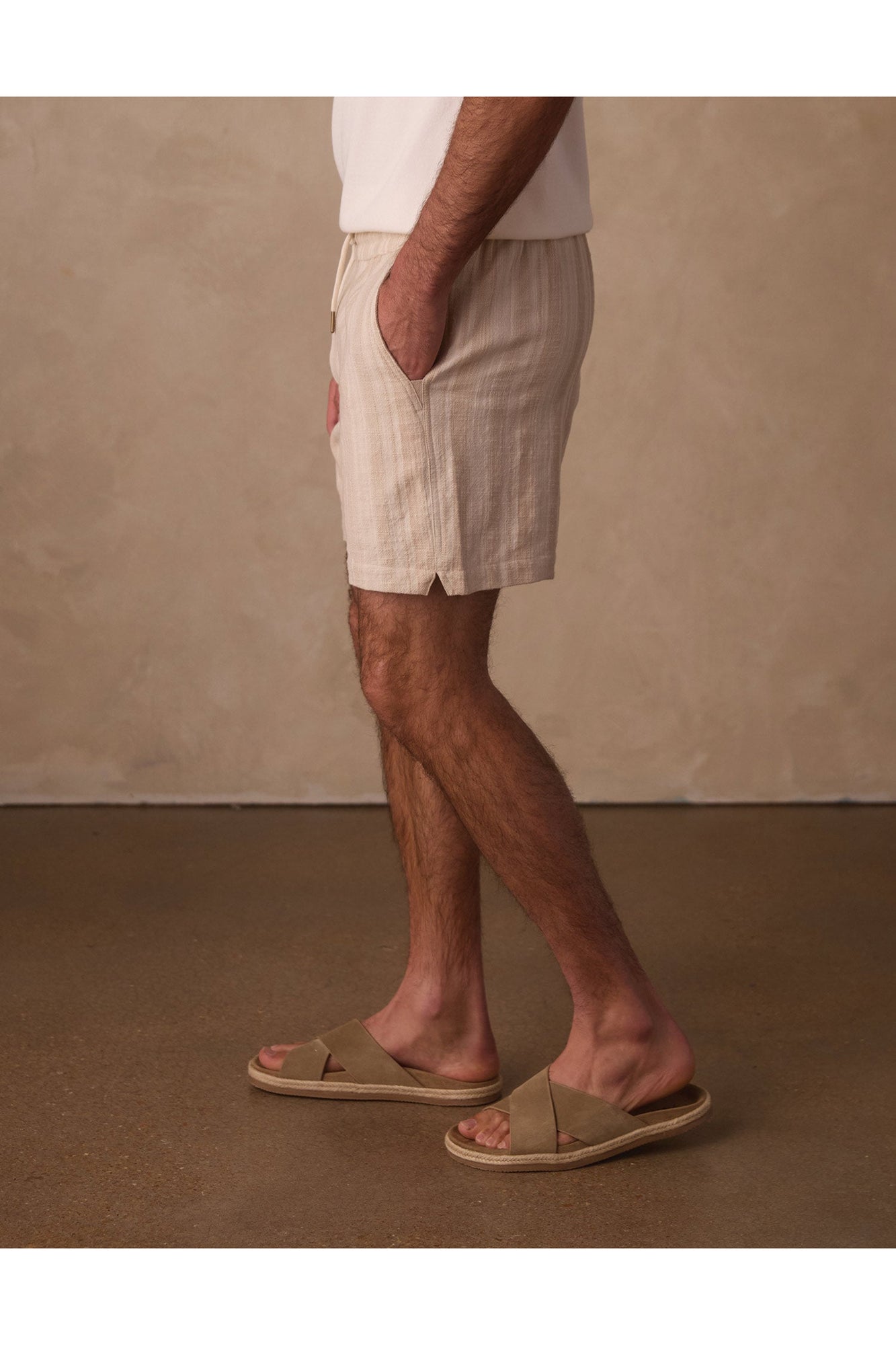 Men | Freshwater Short | Sandstone Stripe