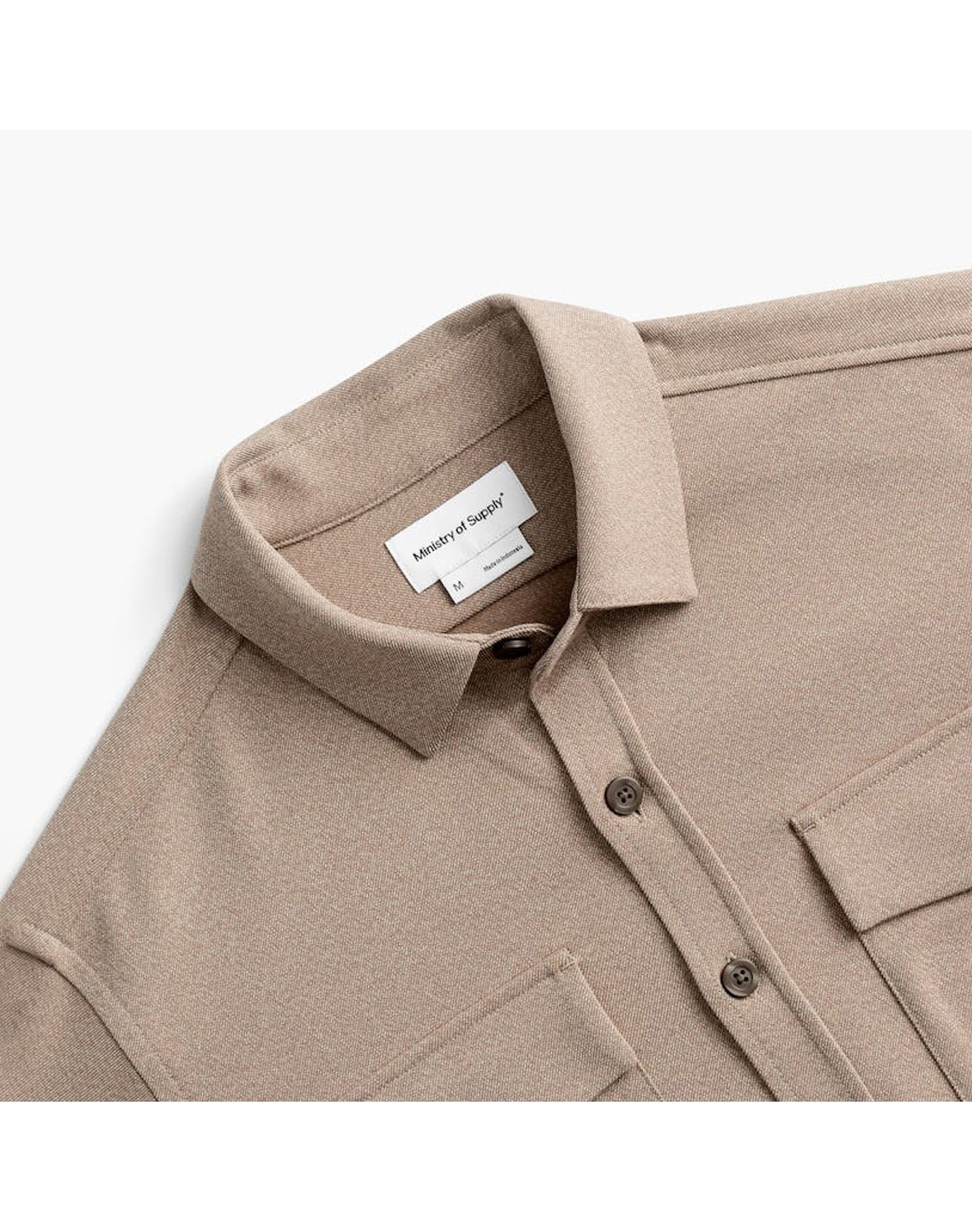 Men | Fusion Overshirt | Oatmeal Tweed