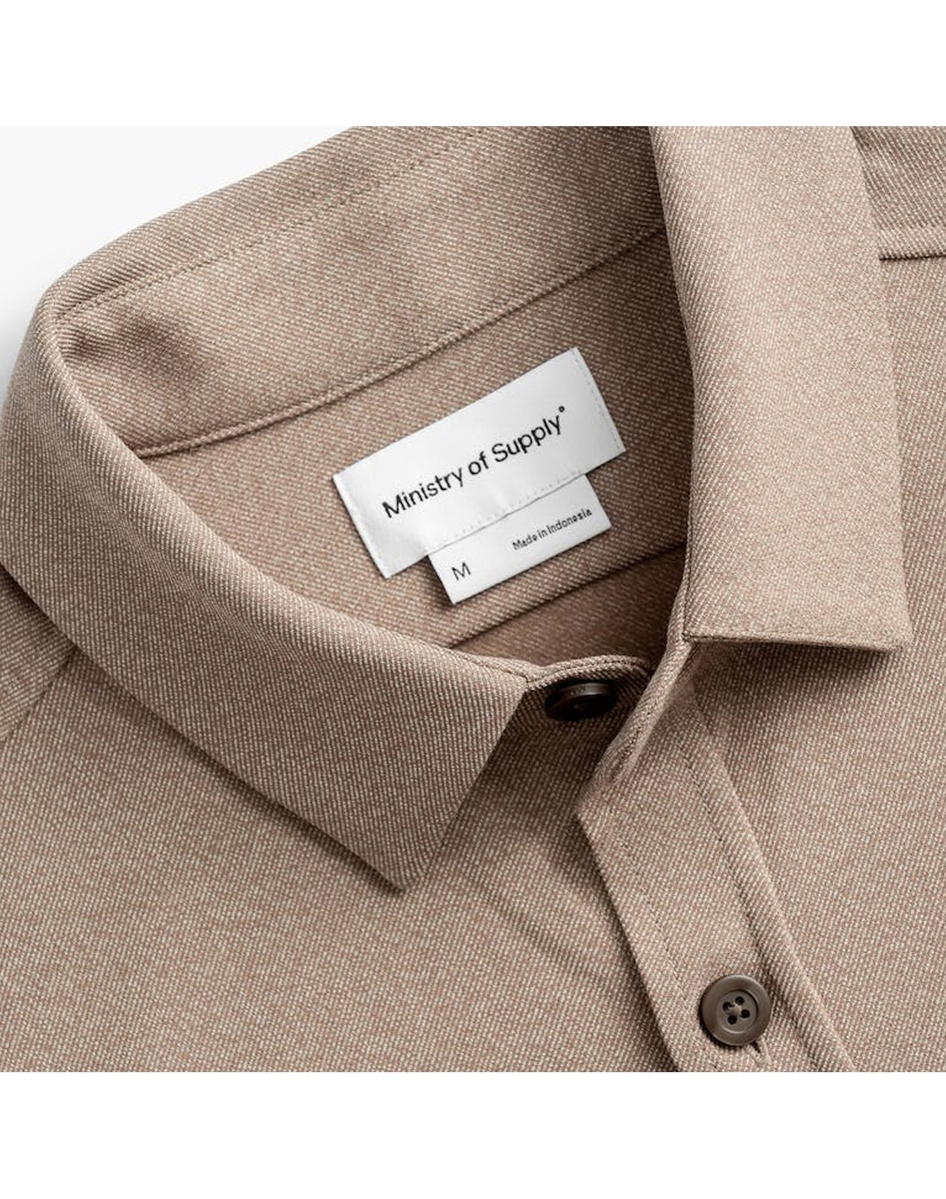 Men | Fusion Overshirt | Oatmeal Tweed