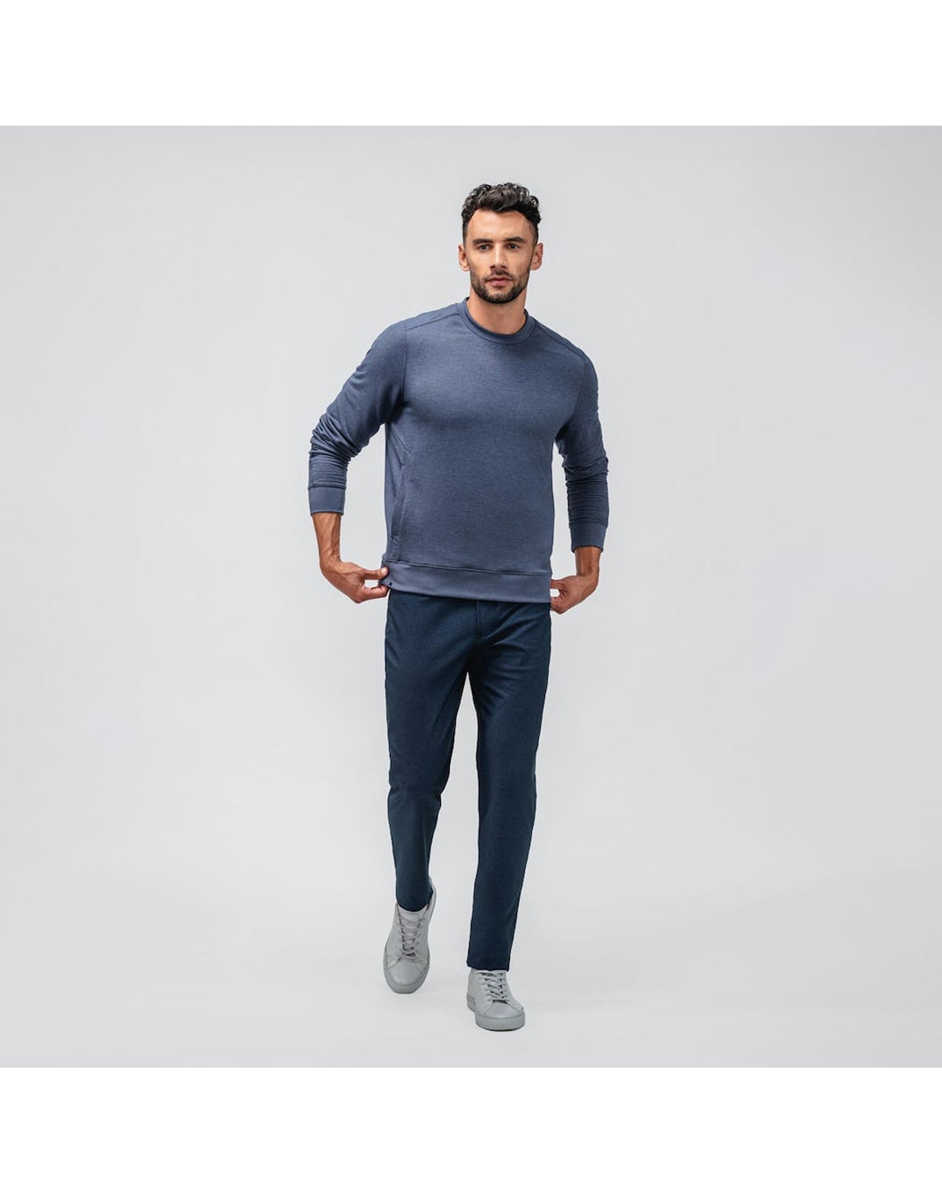 Men | Fusion Terry Sweatshirt | Navy