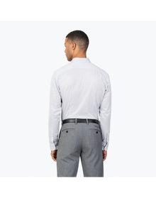 Men | Gemini Knit Shirt | Grey Stripe