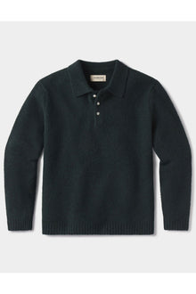 Men | Homebound Polo Sweater | Dark Sea
