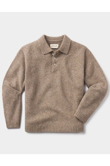 Men | Homebound Polo Sweater | Toasted Chestnut