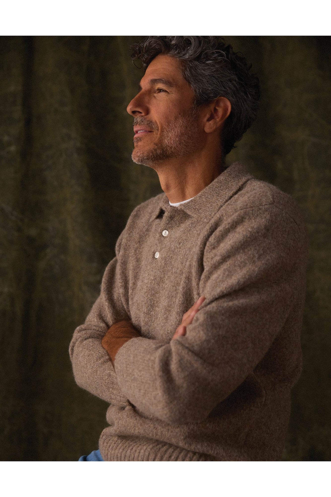 Men | Homebound Polo Sweater | Toasted Chestnut