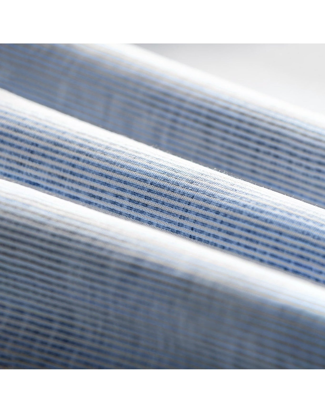 Men | Hybrid Button | Blue Heather Stripe