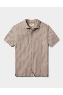 Men | Knit Getaway Button Up | Taupe