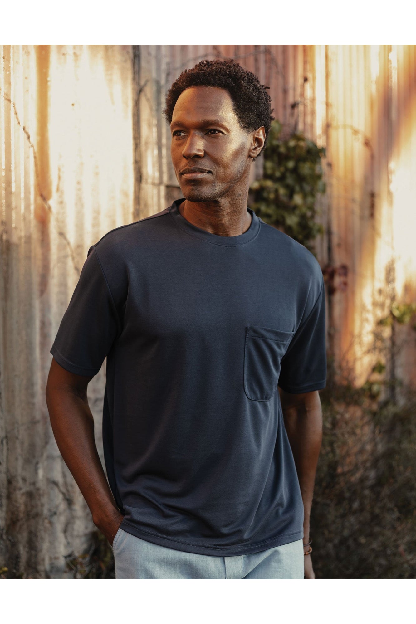 Men | Laidback Tee | Navy