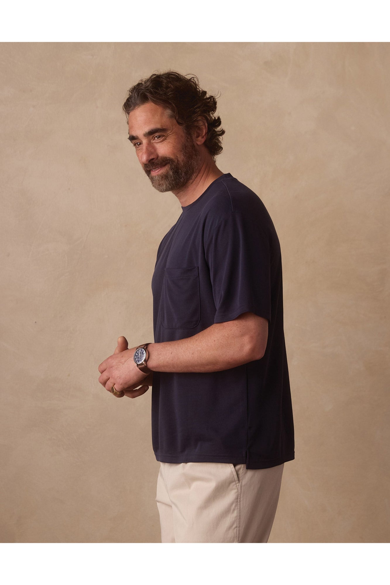 Men | Laidback Tee | Navy