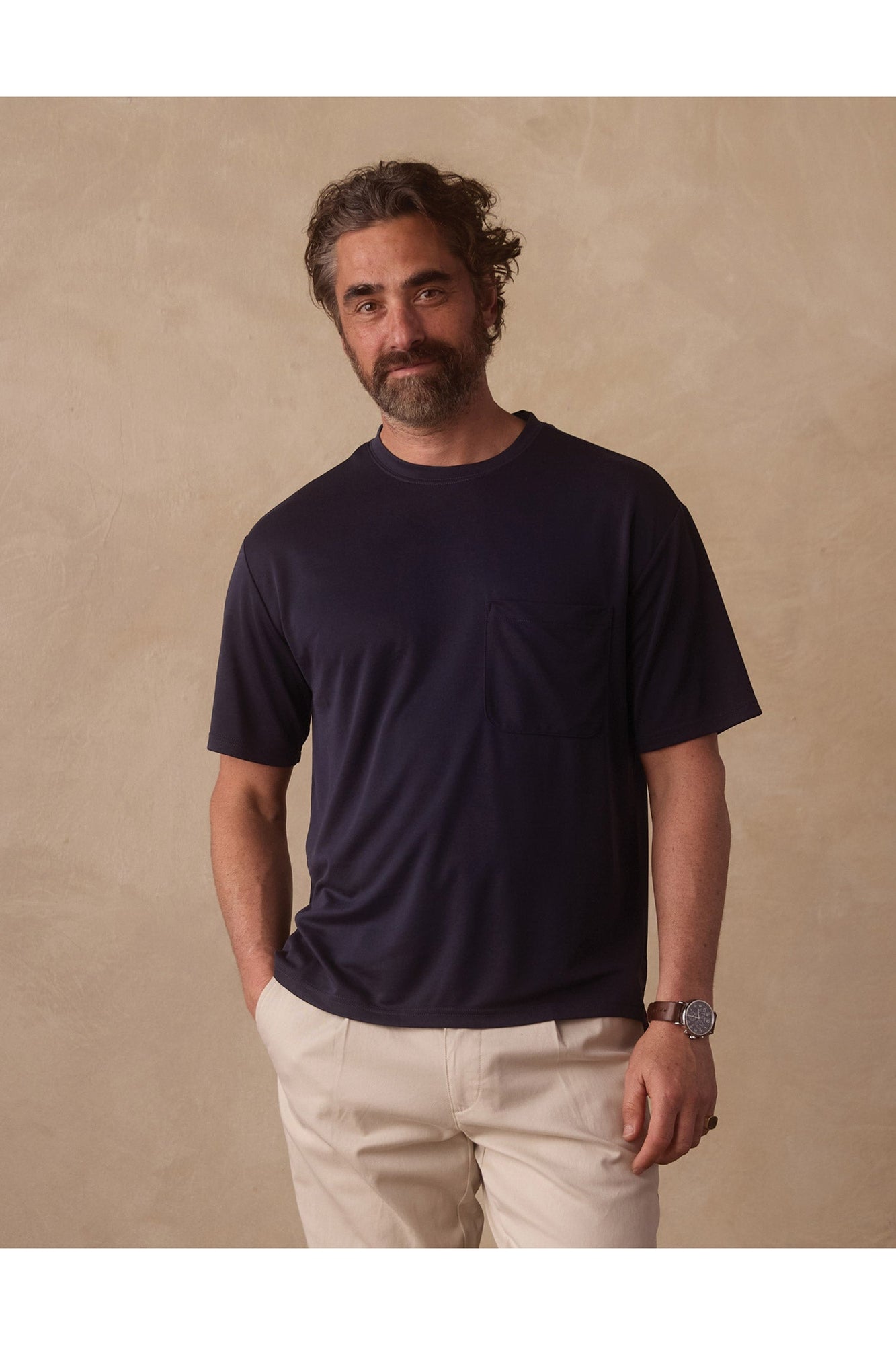 Men | Laidback Tee | Navy