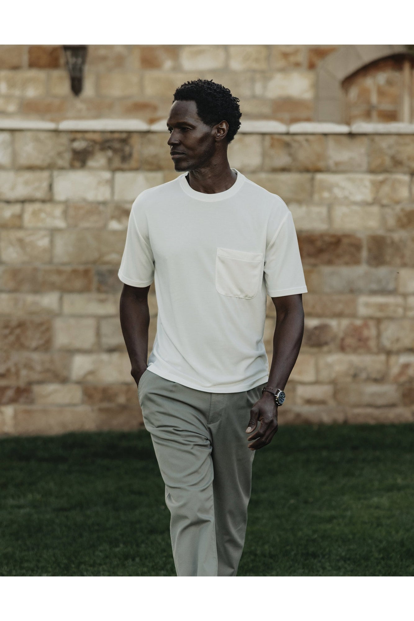 Men | Laidback Tee | White