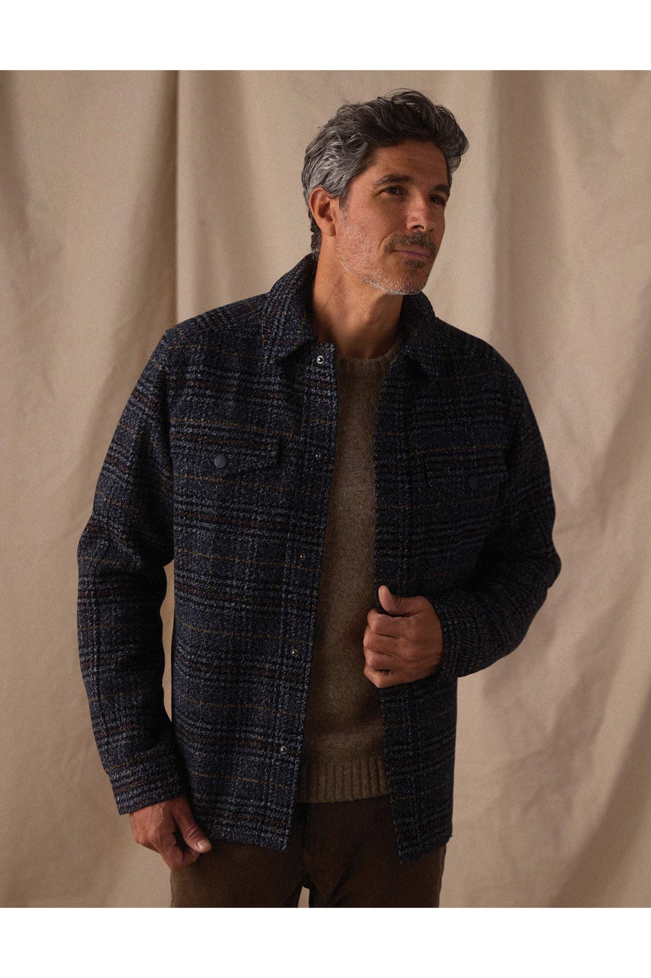 Men | Legend Jacket | Navy Plaid