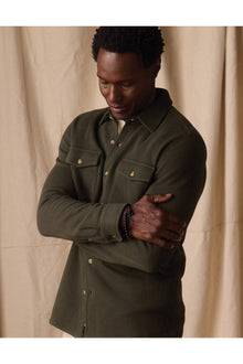 Men | Looped Terry Button Up | Alpine