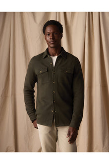 Men | Looped Terry Button Up | Alpine