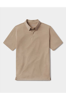 Men | LuxeJersey Polo | Fawn