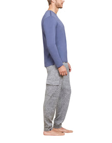 Men | MC Seamed Long Sleeve | Cosmic Blue