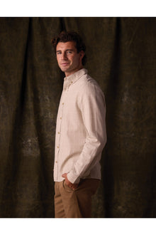 Men | Nikko Classic Button Up | Tan Plaid