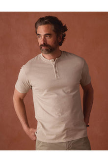 Men | Normal Jersey Henley | Pumice
