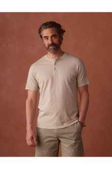 Men | Normal Jersey Henley | Pumice