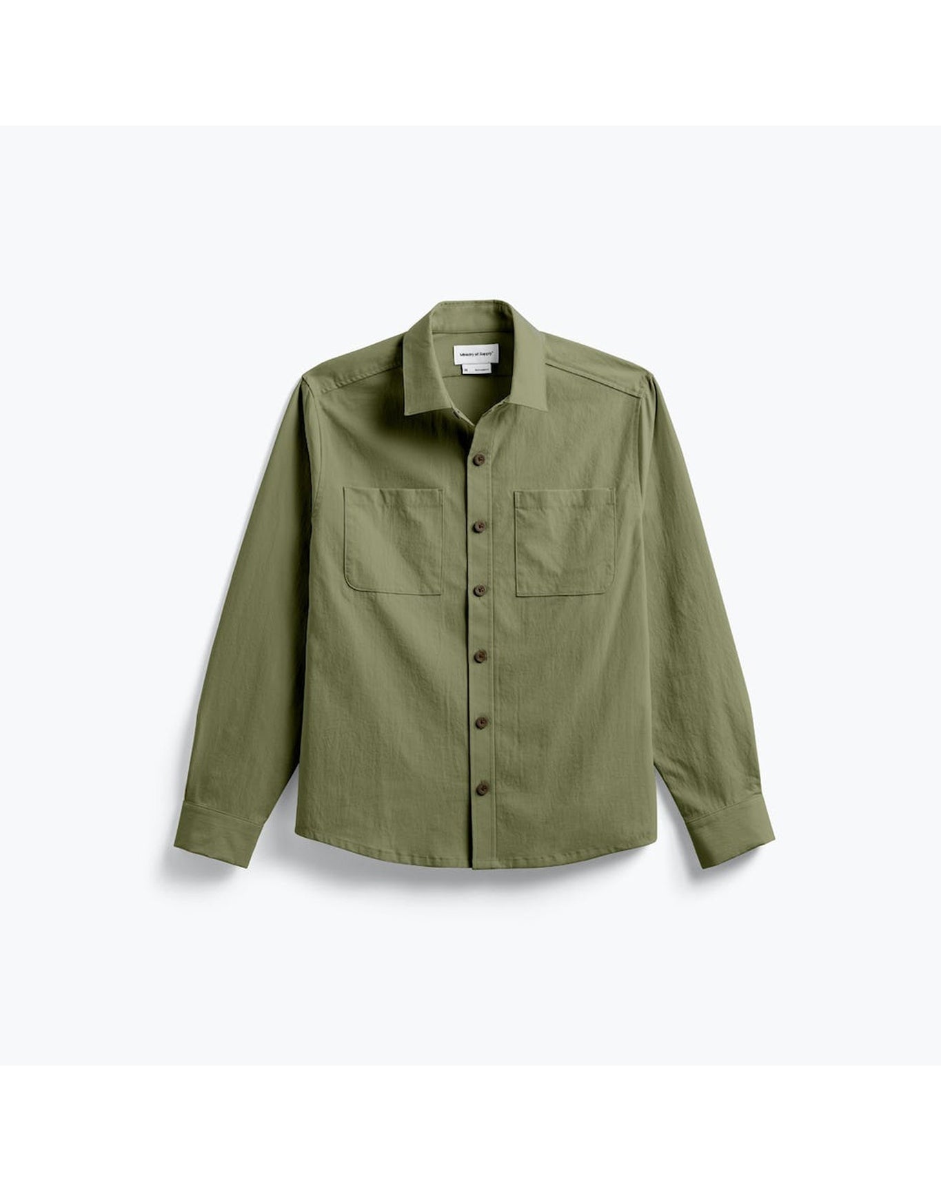 Men | Pace Poplin Overshirt | Olive