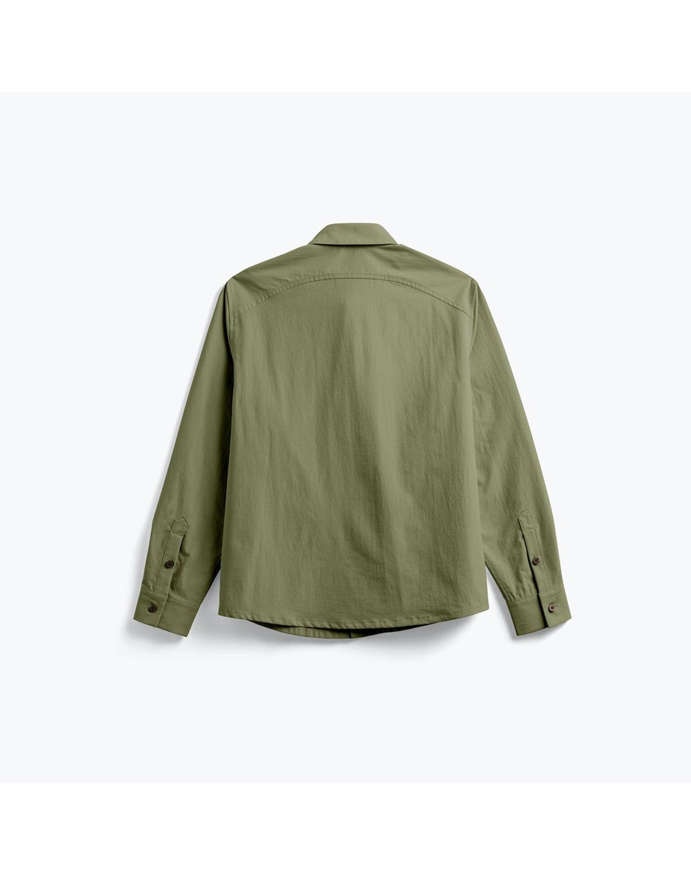 Men | Pace Poplin Overshirt | Olive