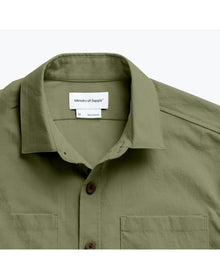 Men | Pace Poplin Overshirt | Olive