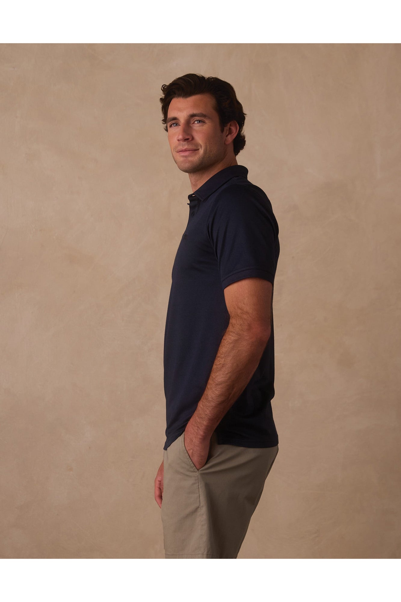 Men | Performance Pique Polo | Navy