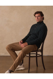 Men | Puremeso Button Popover | Emerald