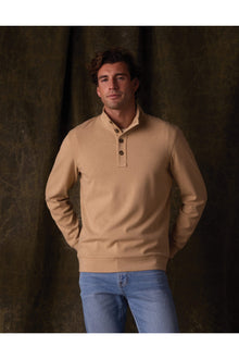 Men | Puremeso Button Popover | Toffee