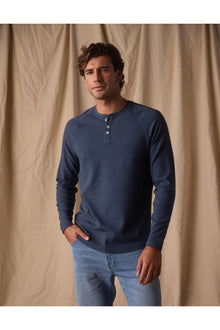 Men | Puremeso Everyday Henley | Indigo Blue